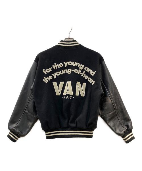 VAN（ヴァン）VAN (ヴァン) レザースリーブスタジャン ブラック サイズ:Mの古着・服飾アイテム