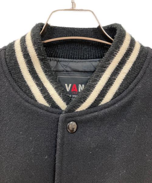 VAN（ヴァン）VAN (ヴァン) レザースリーブスタジャン ブラック サイズ:Mの古着・服飾アイテム