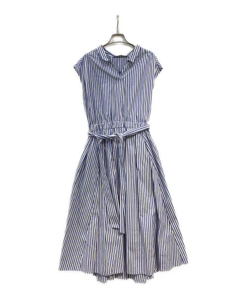 SYSORUS（シソラス）SYSORUS (シソラス) ノースリーブワンピース ブルー サイズ:38の古着・服飾アイテム
