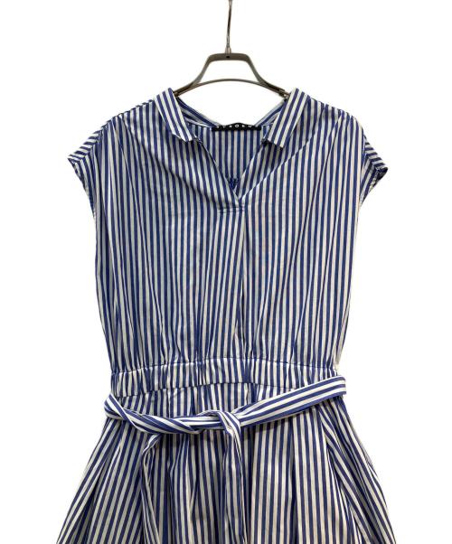 SYSORUS（シソラス）SYSORUS (シソラス) ノースリーブワンピース ブルー サイズ:38の古着・服飾アイテム