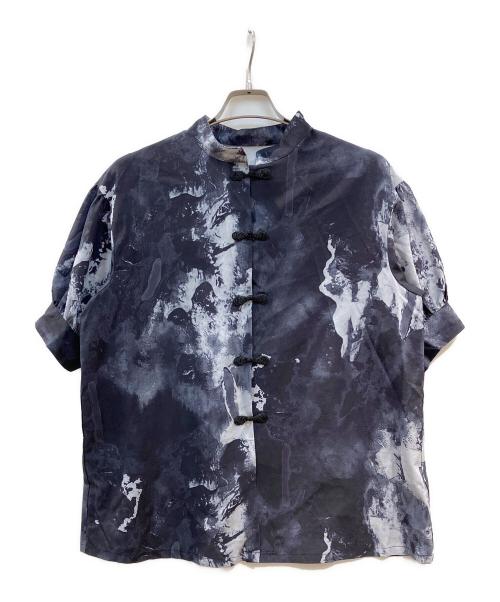 HARE（ハレ）HARE (ハレ) チャイナボタンシャツ ブラック サイズ:FREEの古着・服飾アイテム