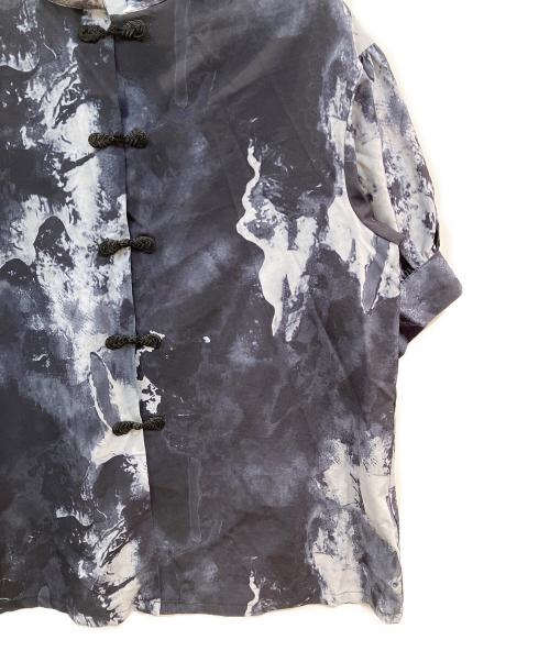 HARE（ハレ）HARE (ハレ) チャイナボタンシャツ ブラック サイズ:FREEの古着・服飾アイテム