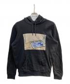 DIESELディーゼル）の古着「プルオーバーパーカー」｜ブラック
