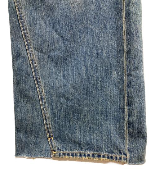 SLY（スライ）SLY (スライ) DOUBLE BELT WIDE FLARE PT-C インディゴ サイズ:1の古着・服飾アイテム