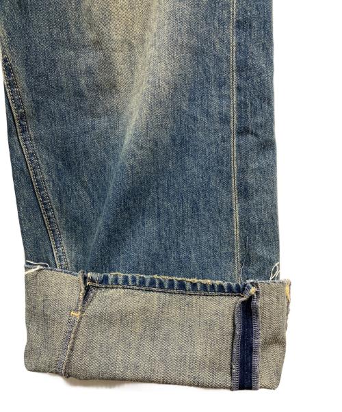 SLY（スライ）SLY (スライ) DOUBLE BELT WIDE FLARE PT-C インディゴ サイズ:1の古着・服飾アイテム