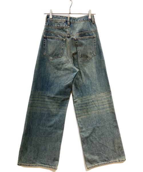 SLY（スライ）SLY (スライ) DOUBLE HOLE BELT STRAIGHT インディゴの古着・服飾アイテム