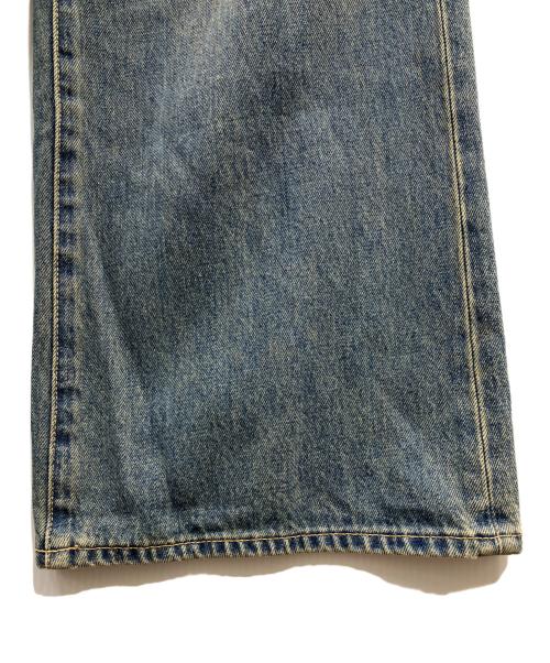 SLY（スライ）SLY (スライ) DOUBLE HOLE BELT STRAIGHT インディゴの古着・服飾アイテム