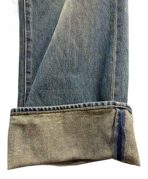 SLY（スライ）SLY (スライ) DOUBLE HOLE BELT STRAIGHT インディゴの古着・服飾アイテム