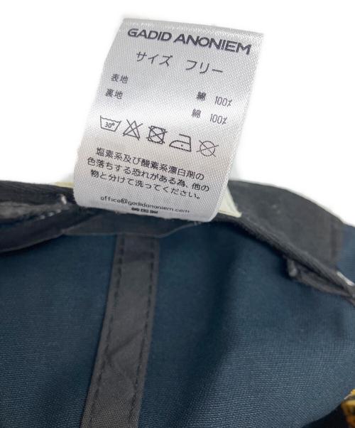 gadid anoniem（ガディッド アノニム）GADID ANONIEM (ガディッド アノニム) キャップ ネイビーの古着・服飾アイテム