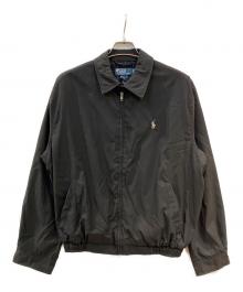 POLO RALPH LAUREN（ポロ・ラルフローレン）の古着「スイングトップ」｜ブラック