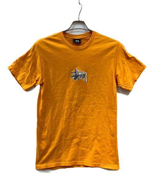 stussy（ステューシー）stussy (ステューシー) Prism Logo T-Shirt オレンジ サイズ:Sの古着・服飾アイテム