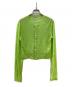 AURALEE（オーラリー）の古着「HARD TWIST COTTON GAUZE CARDIGAN」｜グリーン