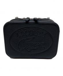 LACOSTE（ラコステ）の古着「CROCO CREWチェーンハンドルバッグ」｜ブラック