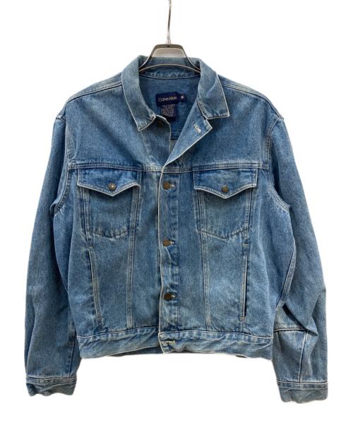 Calvin Klein（カルバンクライン）Calvin Klein (カルバンクライン) デニムジャケット インディゴ サイズ:Mの古着・服飾アイテム