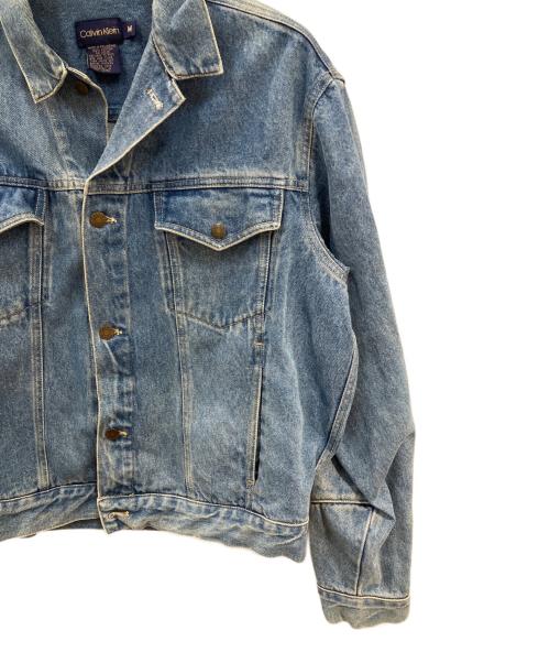 Calvin Klein（カルバンクライン）Calvin Klein (カルバンクライン) デニムジャケット インディゴ サイズ:Mの古着・服飾アイテム
