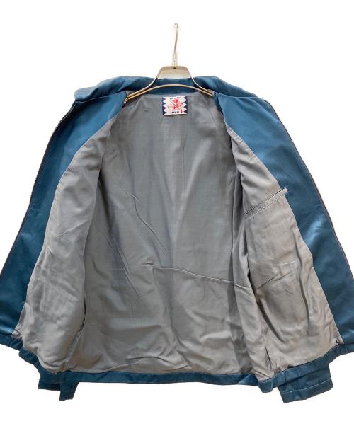 son of the cheese（（サノバチーズ））SON OF THE CHEESE (（サノバチーズ）) SATIN JKT サテンジャケット ネイビー サイズ:Ⅼの古着・服飾アイテム