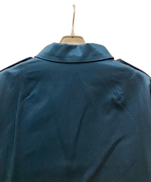 son of the cheese（（サノバチーズ））SON OF THE CHEESE (（サノバチーズ）) SATIN JKT サテンジャケット ネイビー サイズ:Ⅼの古着・服飾アイテム
