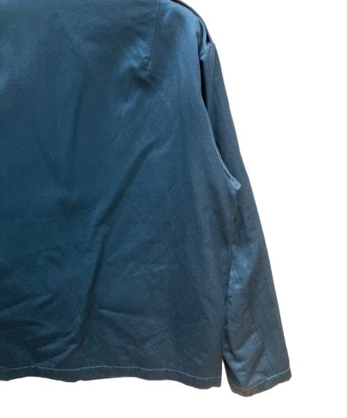 son of the cheese（（サノバチーズ））SON OF THE CHEESE (（サノバチーズ）) SATIN JKT サテンジャケット ネイビー サイズ:Ⅼの古着・服飾アイテム