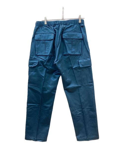 son of the cheese（（サノバチーズ））SON OF THE CHEESE (（サノバチーズ）) SATIN CARGO PANTS サテンカーゴパンツ ネイビー サイズ:Ⅼの古着・服飾アイテム