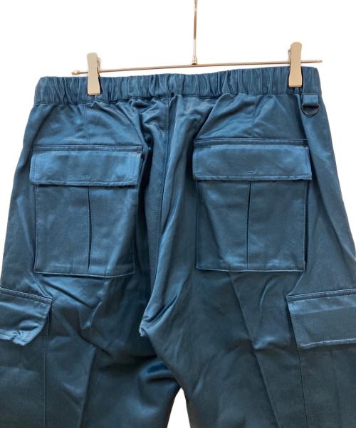 son of the cheese（（サノバチーズ））SON OF THE CHEESE (（サノバチーズ）) SATIN CARGO PANTS サテンカーゴパンツ ネイビー サイズ:Ⅼの古着・服飾アイテム