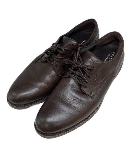 COLE HAAN（コールハーン）COLE HAAN (コールハーン) フレックスグランド360 プレーントゥオックスフォード レザーシューズ ブラウン サイズ:91/2の古着・服飾アイテム
