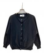 THREE DOTSスリードッツ）の古着「Washable silk cotton cardigan」｜ブラック