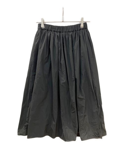 UNITED ARROWS TOKYO（ユナイテッドアローズトウキョウ）UNITED ARROWS TOKYO (ユナイテッドアローズトウキョウ) タフタ ボリュームギャザー スカート ブラック サイズ:38の古着・服飾アイテム