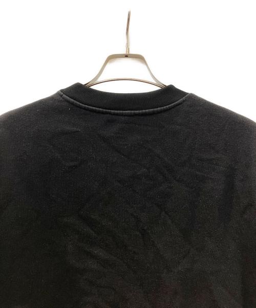 EMPORIO ARMANI（エンポリオ アルマーニ）EMPORIO ARMANI (エンポリオ アルマーニ) クルーネックスウェット ブラック サイズ:44の古着・服飾アイテム