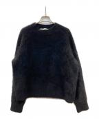 THE SHINZONEザ シンゾーン）の古着「FLUFFY KNIT PULLOVER」｜ブラック