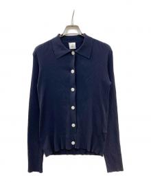6(ROKU) BEAUTY&YOUTH（ロク ビューティーアンドユース）の古着「RIB SHIRT CARDIGAN」｜ネイビー