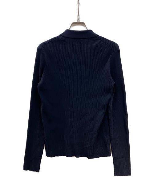 6(ROKU) BEAUTY&YOUTH（ロク ビューティーアンドユース）6(ROKU) BEAUTY&YOUTH (ロク ビューティーアンドユース) RIB SHIRT CARDIGAN ネイビー サイズ:FREEの古着・服飾アイテム