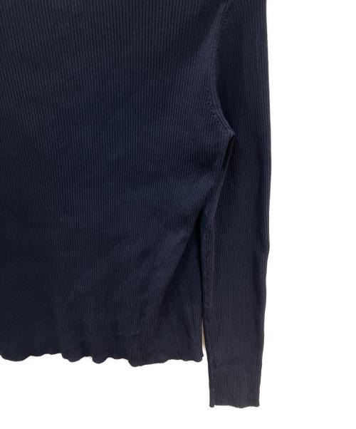 6(ROKU) BEAUTY&YOUTH（ロク ビューティーアンドユース）6(ROKU) BEAUTY&YOUTH (ロク ビューティーアンドユース) RIB SHIRT CARDIGAN ネイビー サイズ:FREEの古着・服飾アイテム