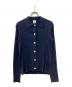 6(ROKU) BEAUTY&YOUTH（ロク ビューティーアンドユース）の古着「RIB SHIRT CARDIGAN」｜ネイビー