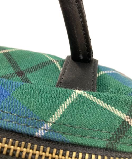 tricot COMME des GARCONS（トリココムデギャルソン）tricot COMME des GARCONS (トリココムデギャルソン) タータンチェックハンドバッグ グリーンの古着・服飾アイテム
