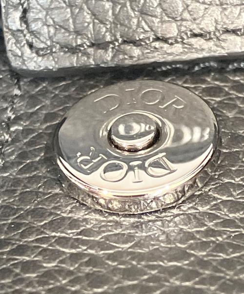 Christian Dior（クリスチャン ディオール）Christian Dior (クリスチャン ディオール) キャンバス2wayトートバッグ ベージュ×ネイビーの古着・服飾アイテム