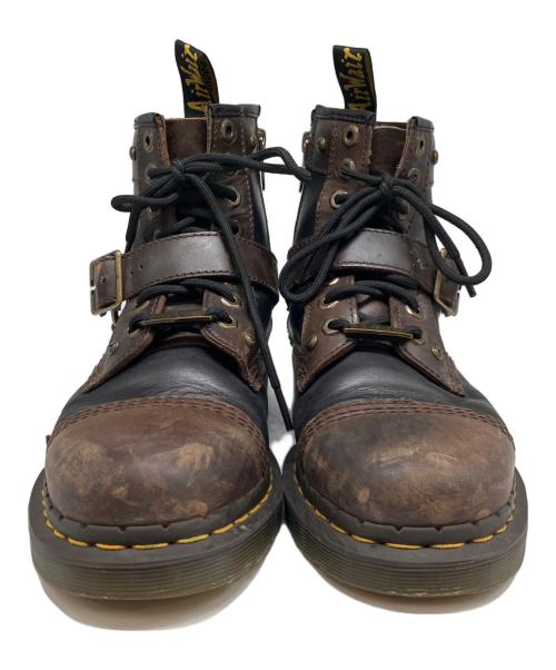Dr.Martens（ドクターマーチン）Dr.Martens (ドクターマーチン) 460 HARNESS  8ホールブーツ ブラウン サイズ:25cmの古着・服飾アイテム