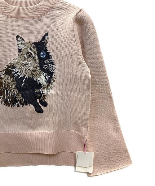 furfur（ファーファー）furfur (ファーファー) キメラキャットセーター ピンク サイズ:FREE 未使用品の古着・服飾アイテム