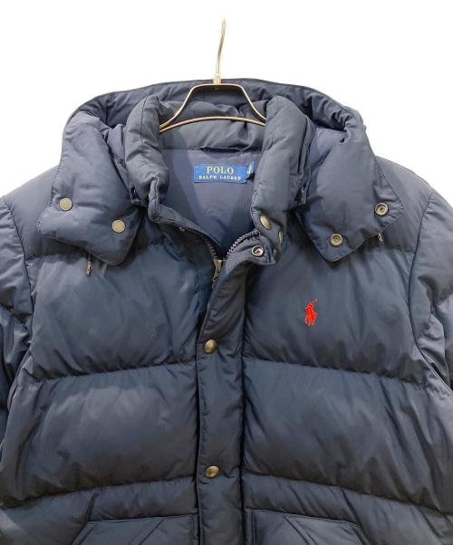 POLO RALPH LAUREN（ポロ・ラルフローレン）POLO RALPH LAUREN (ポロ・ラルフローレン) ダウンジャケット ネイビー サイズ:Mの古着・服飾アイテム