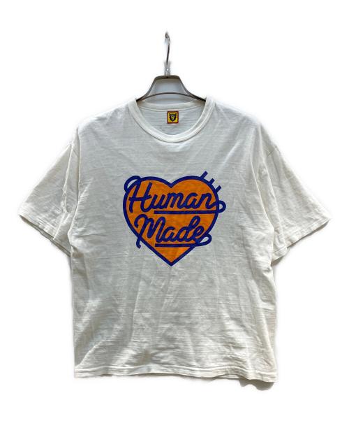 HUMAN MADE（ヒューマンメイド）HUMAN MADE (ヒューマンメイド) ハートロゴTシャツ ホワイト サイズ:ーの古着・服飾アイテム