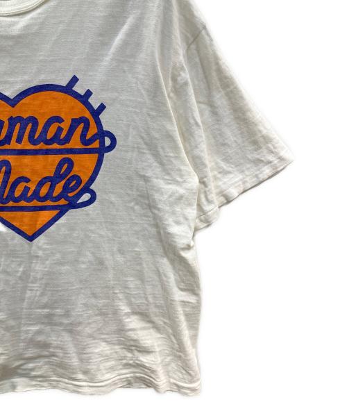 HUMAN MADE（ヒューマンメイド）HUMAN MADE (ヒューマンメイド) ハートロゴTシャツ ホワイト サイズ:ーの古着・服飾アイテム