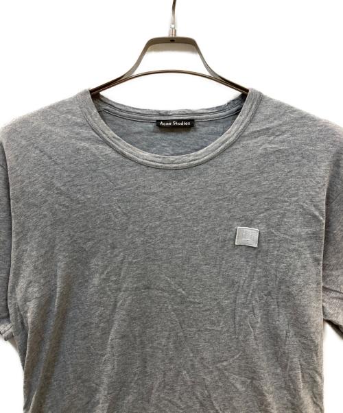 Acne studios（アクネ ストゥディオズ）ACNE STUDIOS (アクネ ストゥディオズ) NASH FACE PAW17 Tシャツ グレー サイズ:Mの古着・服飾アイテム