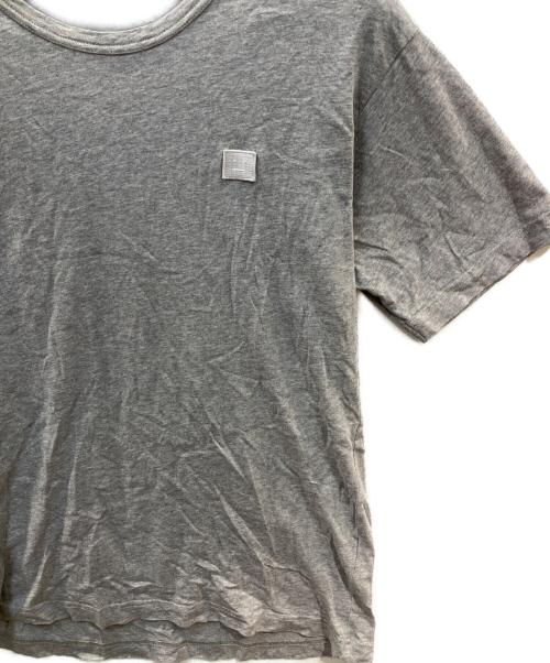 Acne studios（アクネ ストゥディオズ）ACNE STUDIOS (アクネ ストゥディオズ) NASH FACE PAW17 Tシャツ グレー サイズ:Mの古着・服飾アイテム