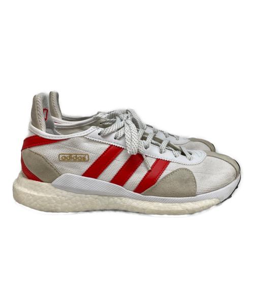 adidas（アディダス）adidas (アディダス) HUMAN MADE (ヒューマンメイド) TOKIO SOLAR トキオ ソーラー ローカットスニーカー ホワイト×レッド サイズ:26.5cmの古着・服飾アイテム