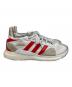 adidas (アディダス) HUMAN MADE (ヒューマンメイド) TOKIO SOLAR トキオ ソーラー ローカットスニーカー ホワイト×レッド サイズ:26.5cm：7000円