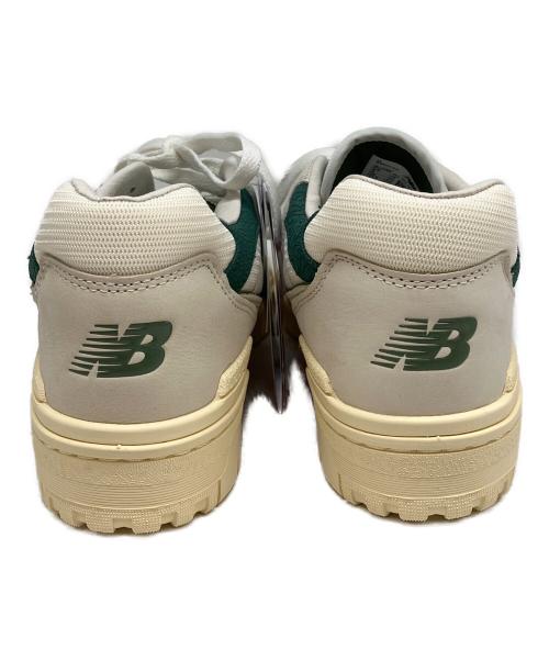 NEW BALANCE（ニューバランス）NEW BALANCE (ニューバランス) ローカットスニーカー アイボリー×グリーン サイズ:27.5cmの古着・服飾アイテム