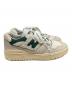 NEW BALANCE (ニューバランス) ローカットスニーカー アイボリー×グリーン サイズ:27.5cm：12000円