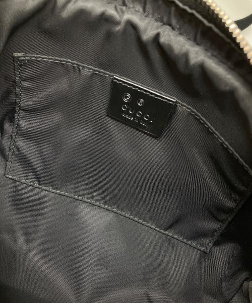 GUCCI（グッチ）GUCCI (グッチ) シェリーラインウエストバッグ ブラックの古着・服飾アイテム