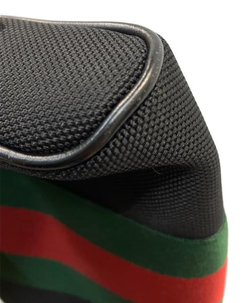 GUCCI（グッチ）GUCCI (グッチ) シェリーラインウエストバッグ ブラックの古着・服飾アイテム