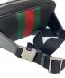 中古・古着 GUCCI (グッチ) シェリーラインウエストバッグ ブラック：50000円