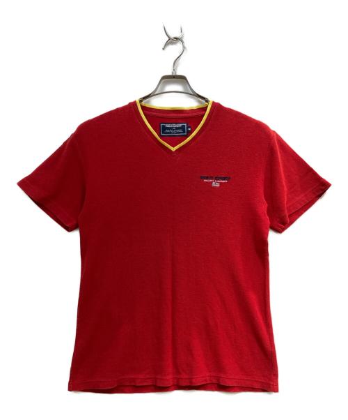 POLO SPORT（ポロスポーツ）POLO SPORT (ポロスポーツ) 半袖ニット レッド サイズ:Mの古着・服飾アイテム